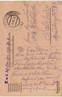 1916.07.16 Brief an die Eltern über seinen Knieschuß